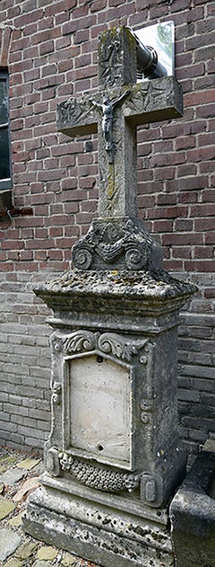 Antique Tombstone from France, 19th Century