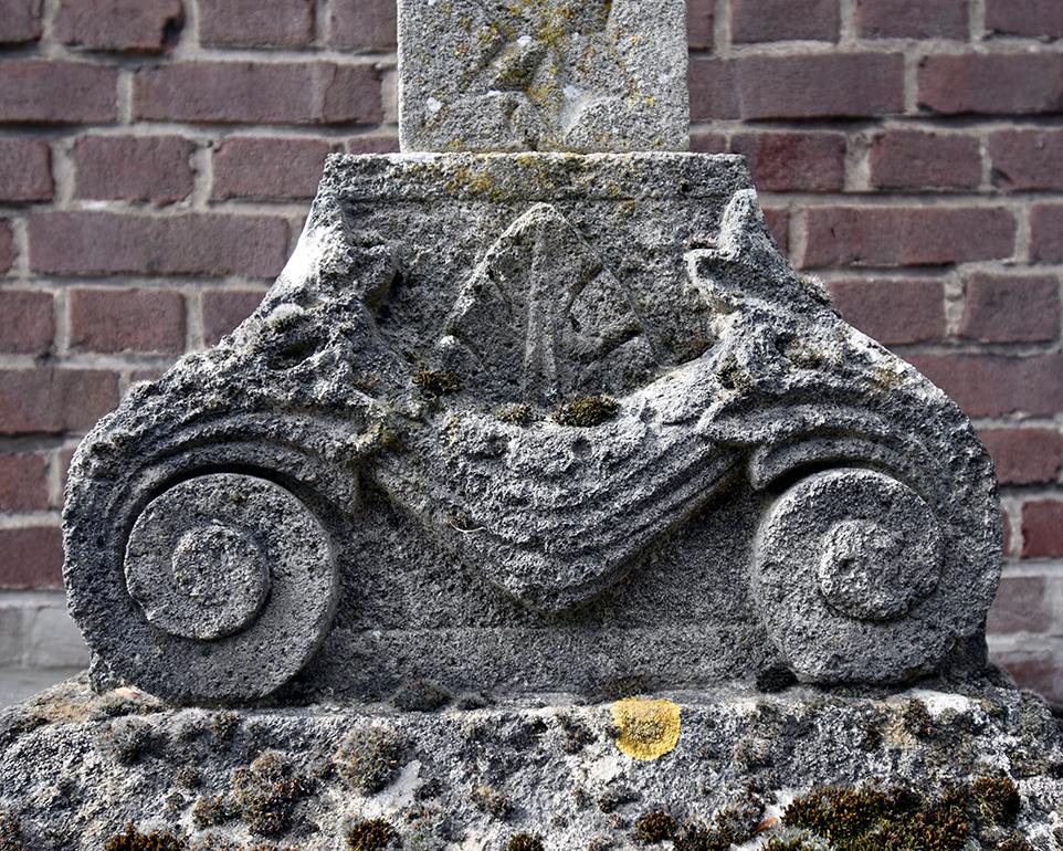 French Antique Tombstone from France, 19th Century For Sale