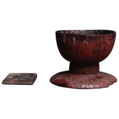 Outils anciens pour le travail de laque japonaise (Urushi) / Objet Wabi Sabi Mingei