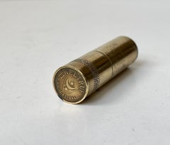 Antique Toothpick Pocket Container in Brass by Tuckmar Weltruf, Solingen German