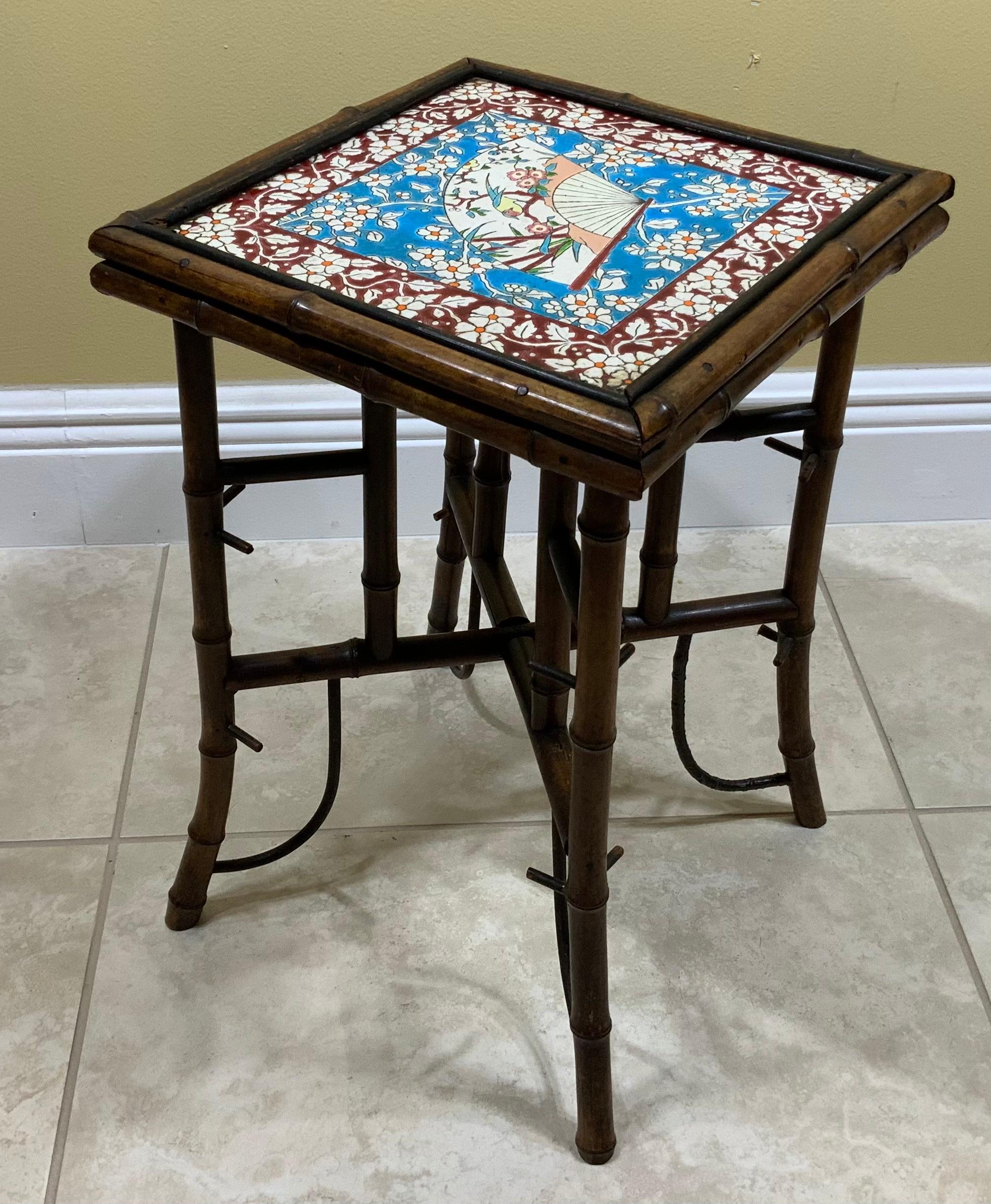 small tile table