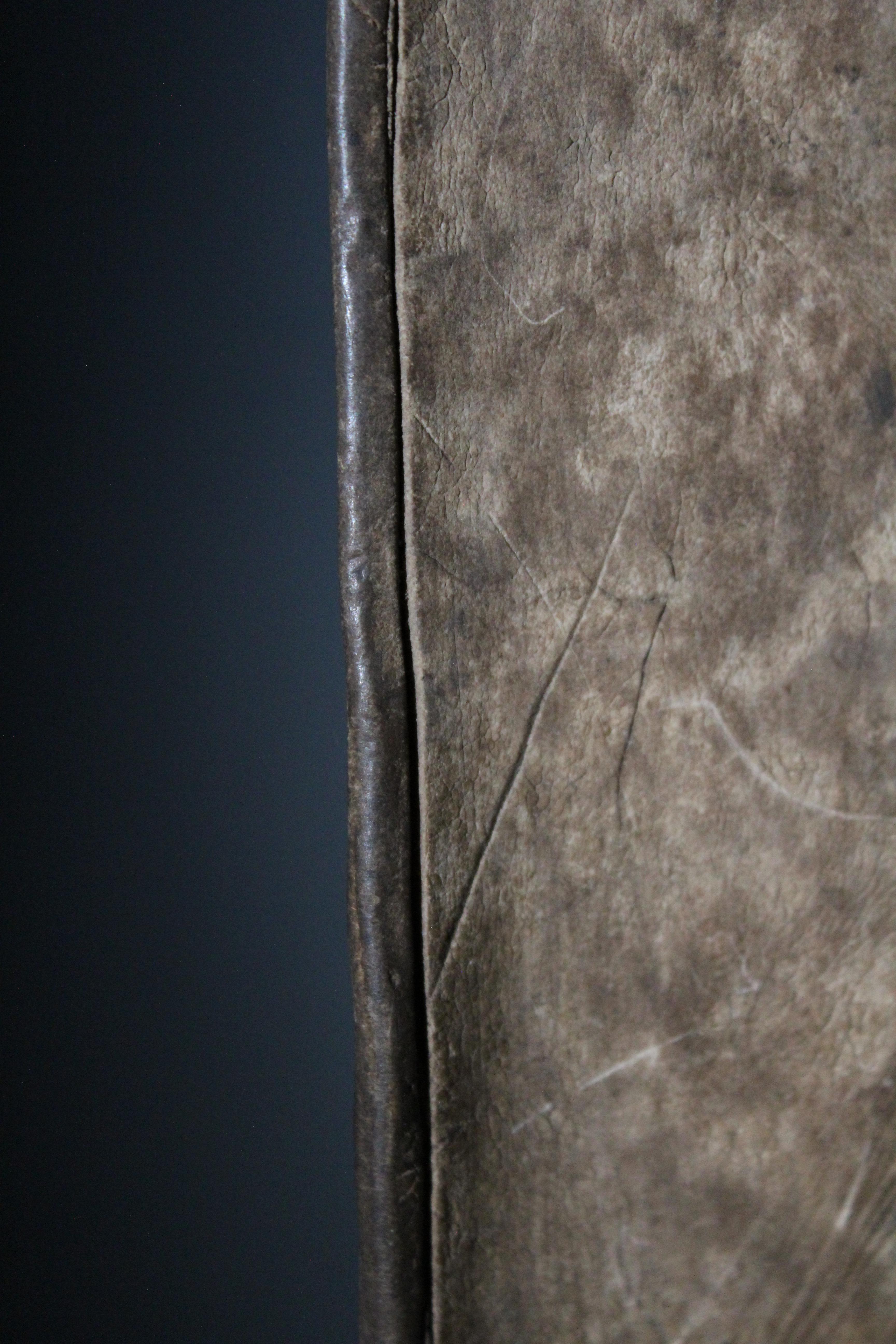 Antiker Toposa-Schild (Tierleder) im Angebot