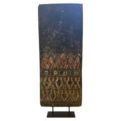 Antique Toraja Carved Panel on Stand