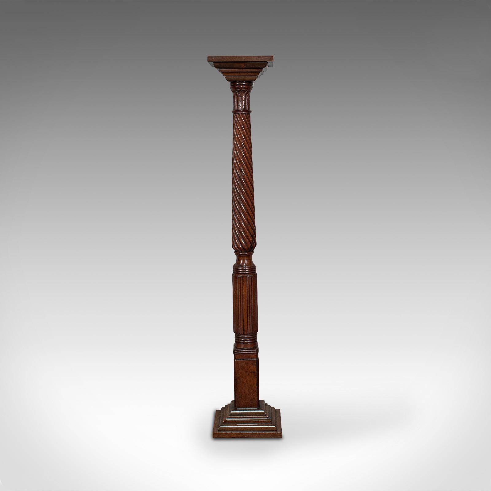 Antique Torchere, English, Mahogany, Plant Stand, Jardinière, William IV, C.1830 In Good Condition In Hele, Devon, GB