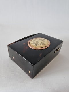 Antique Tortoiseshell Singing Bird Box, Most Probably by Bontems