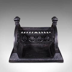 Antique Townhouse Boot Scraper, English, Cast Iron, Shoe Pull, Late Victorian