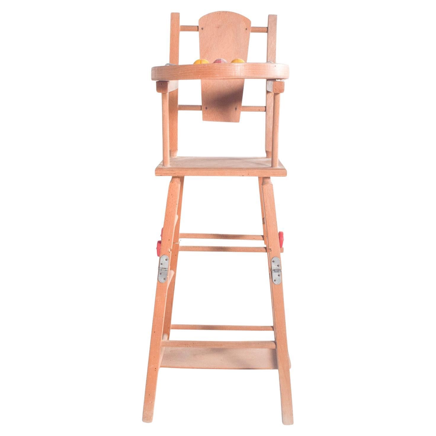 Antique Toy Chair Made of Wood