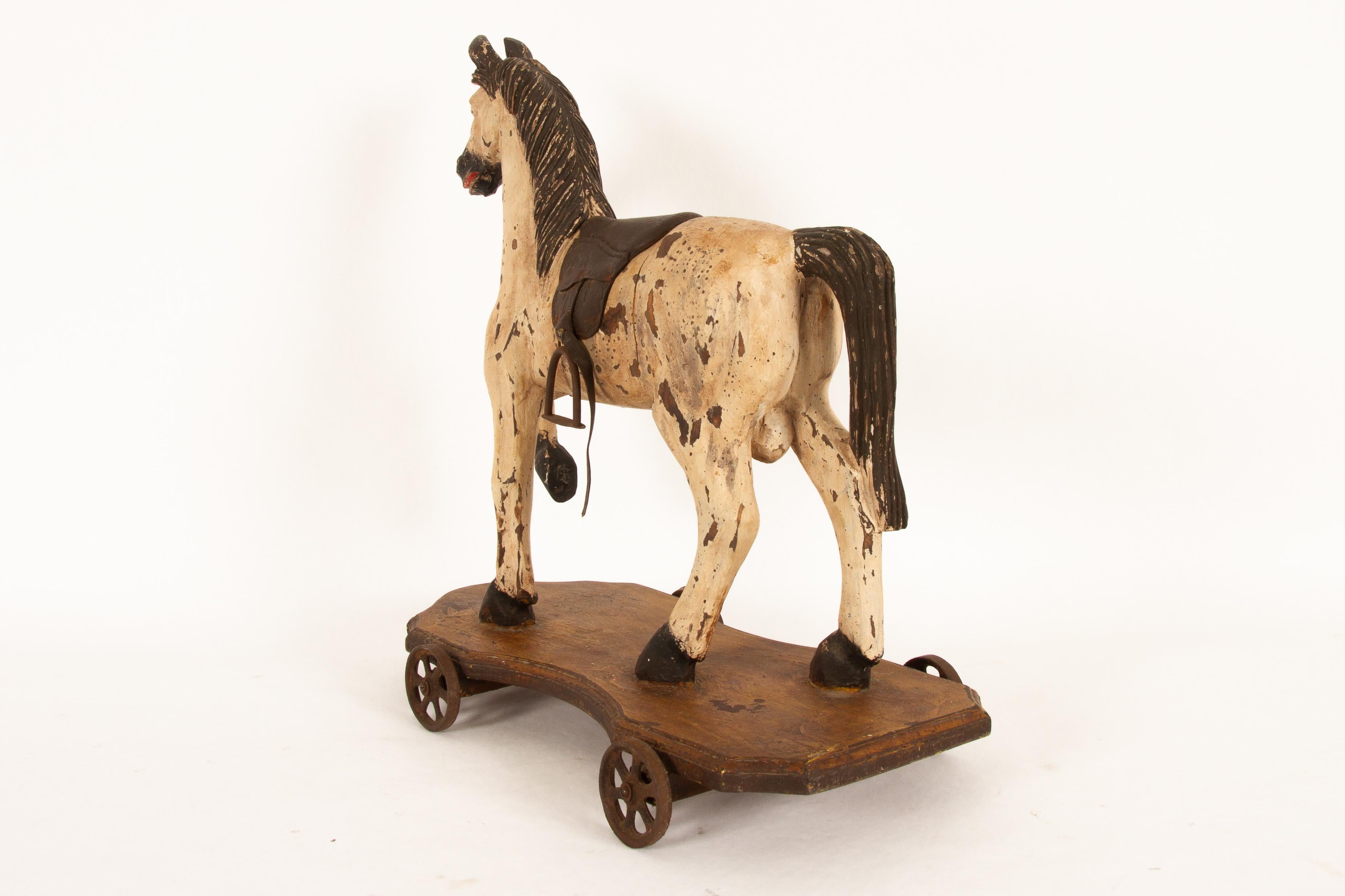 19th Century Antique Toy Horse, 1880s