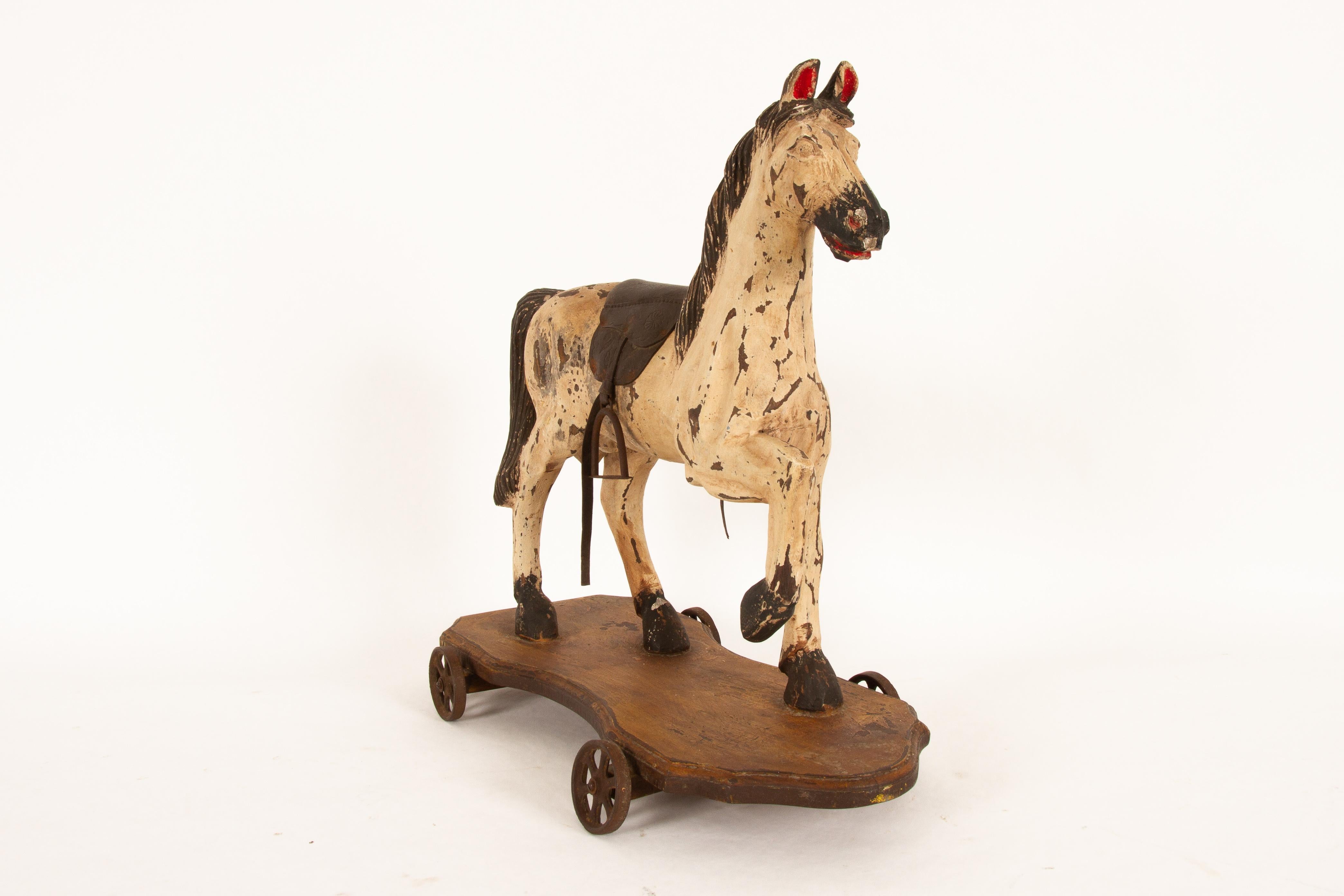 antique toy horses