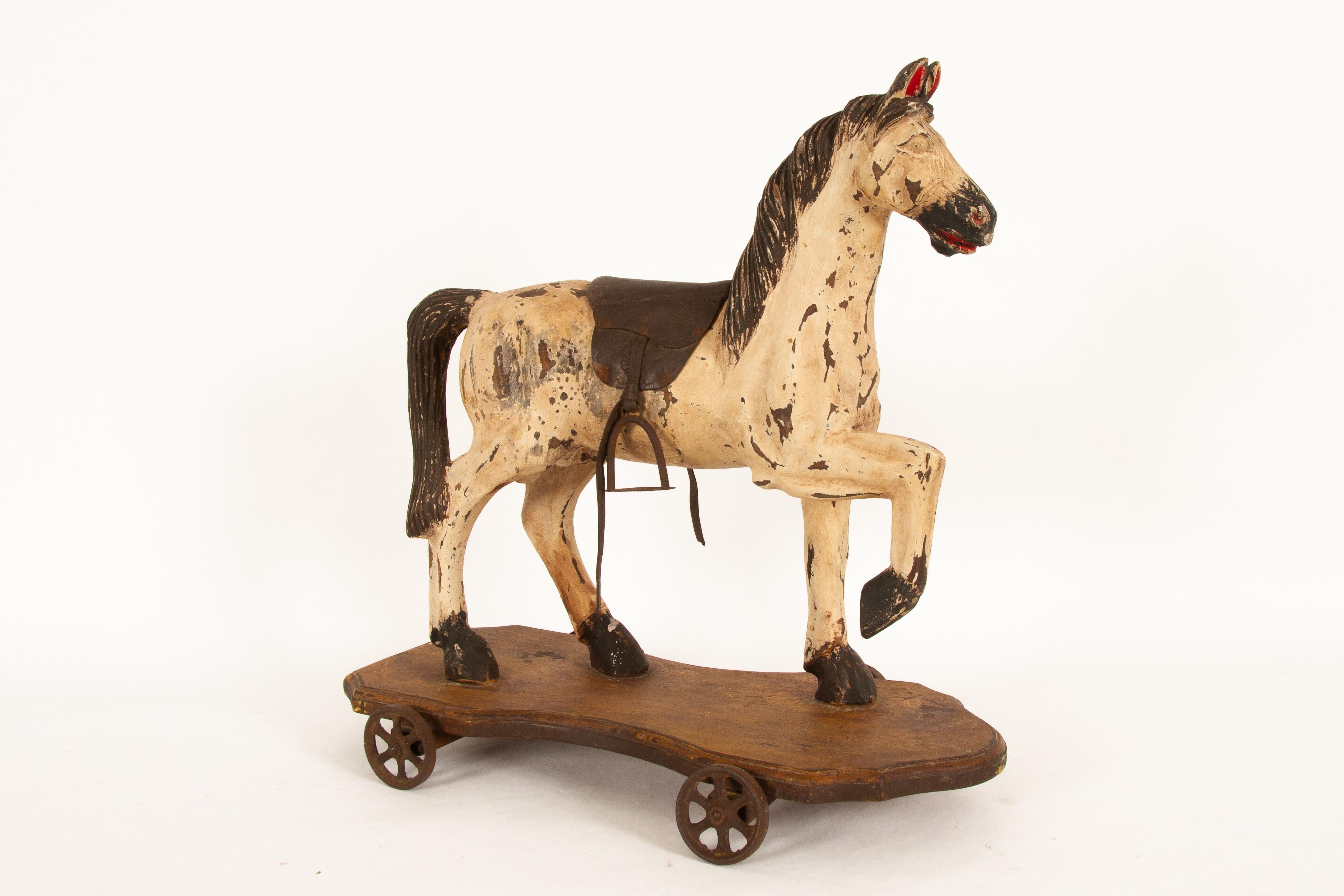 Arts and Crafts Antique Toy Horse, 1880s