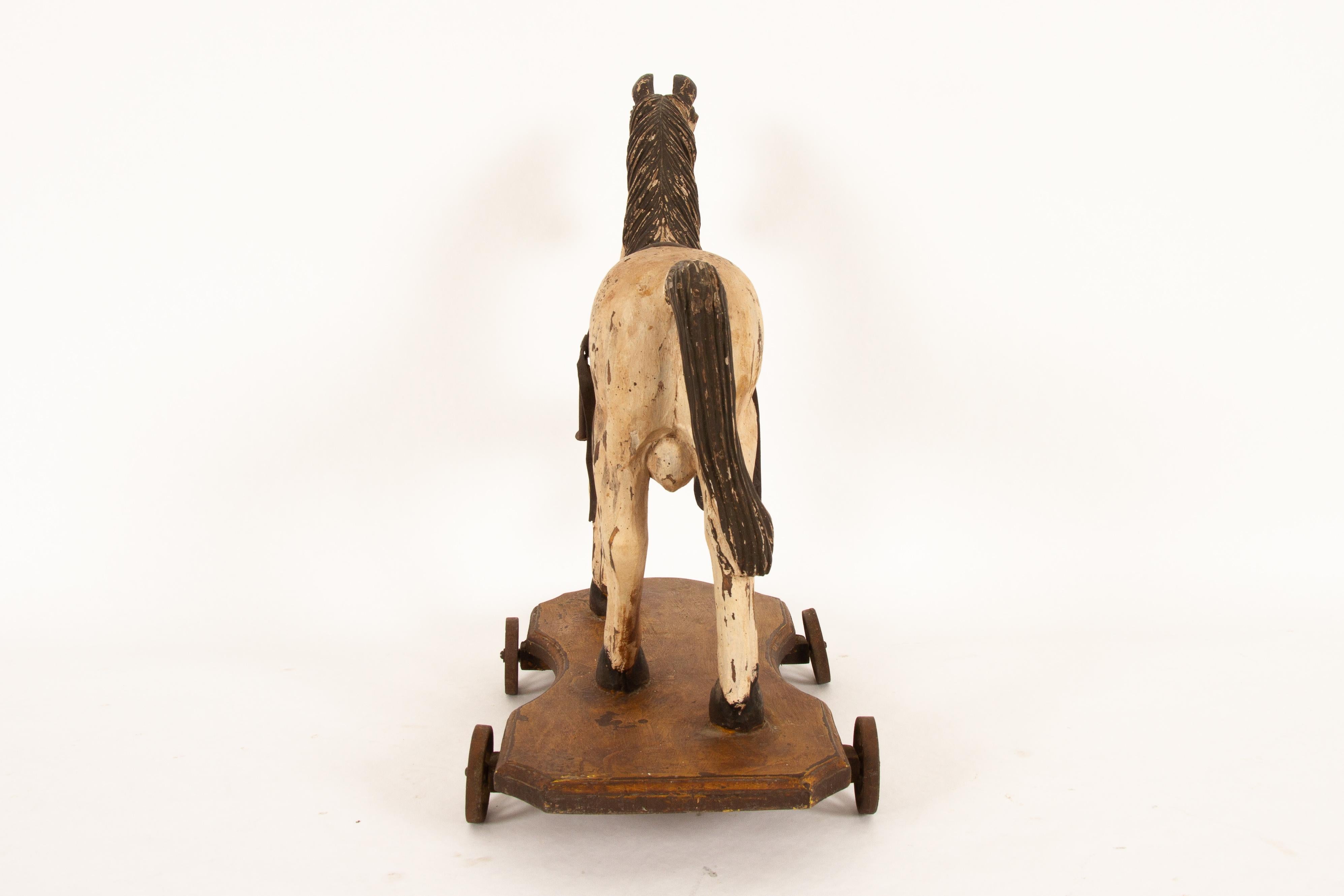Antique Toy Horse, 1880s In Fair Condition In Asaa, DK