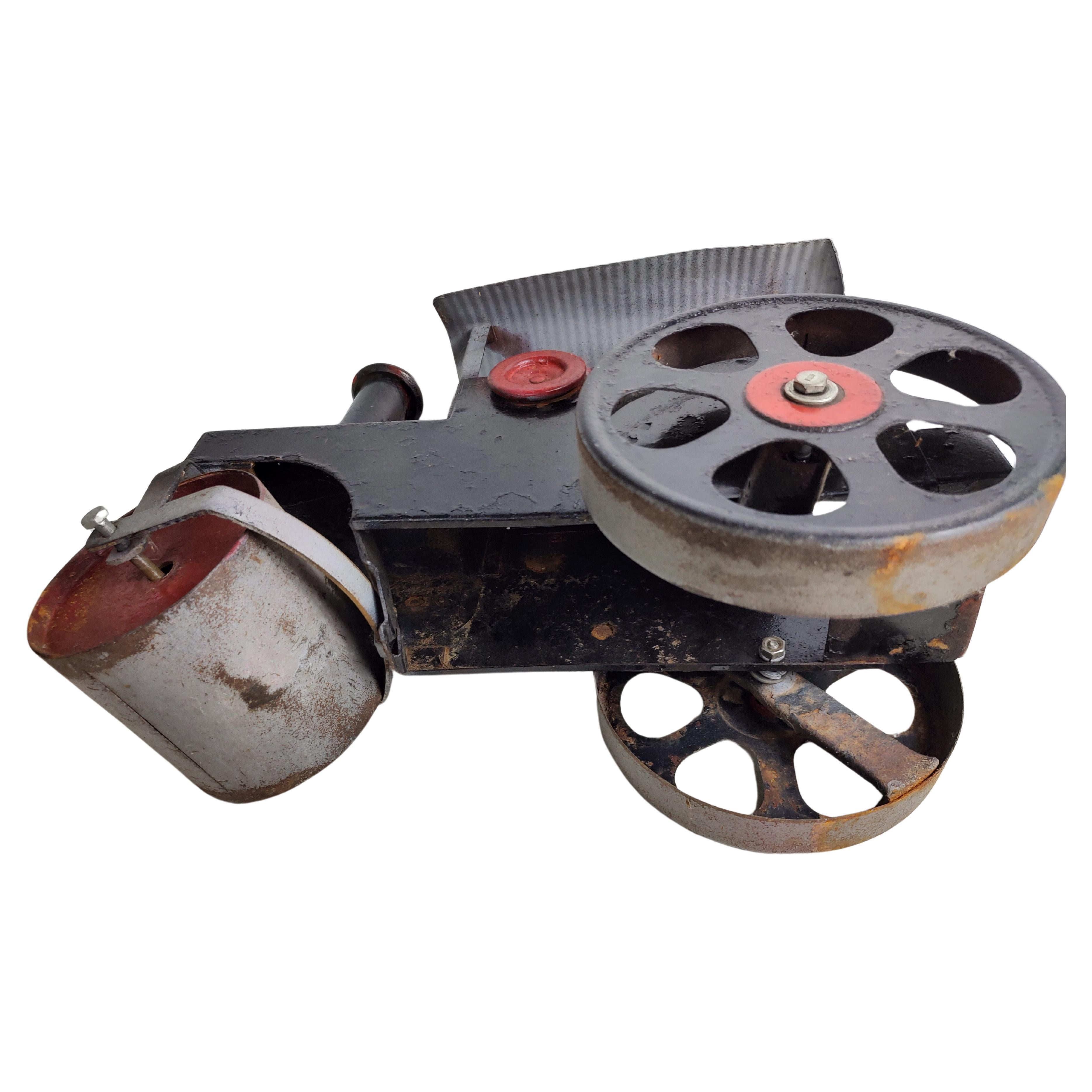 Americano Antico rullo compressore giocattolo C1940 stile Buddy L. in vendita