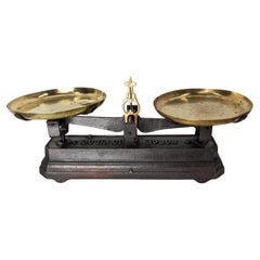 Used Trade Scale Brass and Cast Iron, France, circa 1880