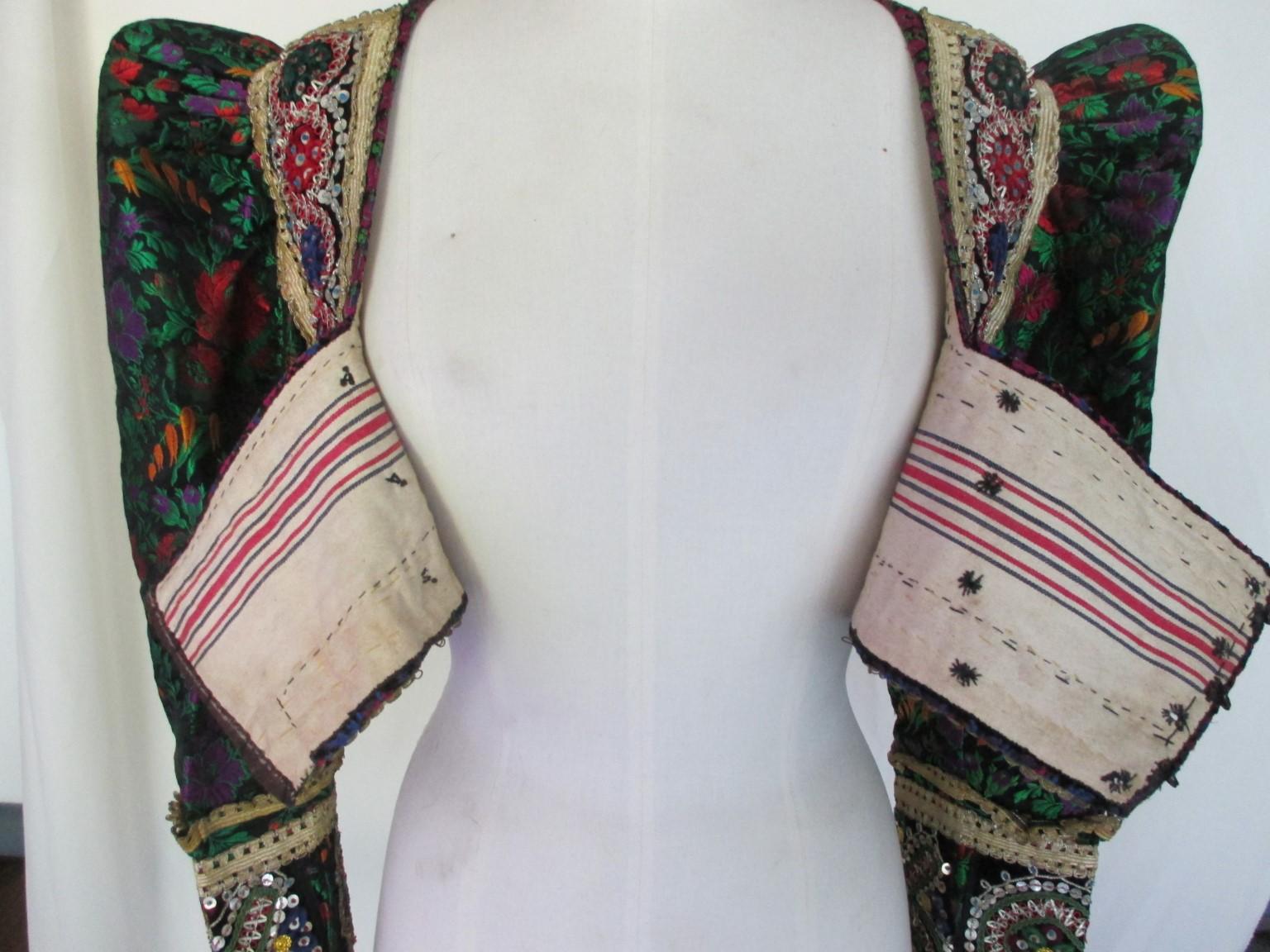 Antique Tradional Costume Jacket early 1900 For Sale 2