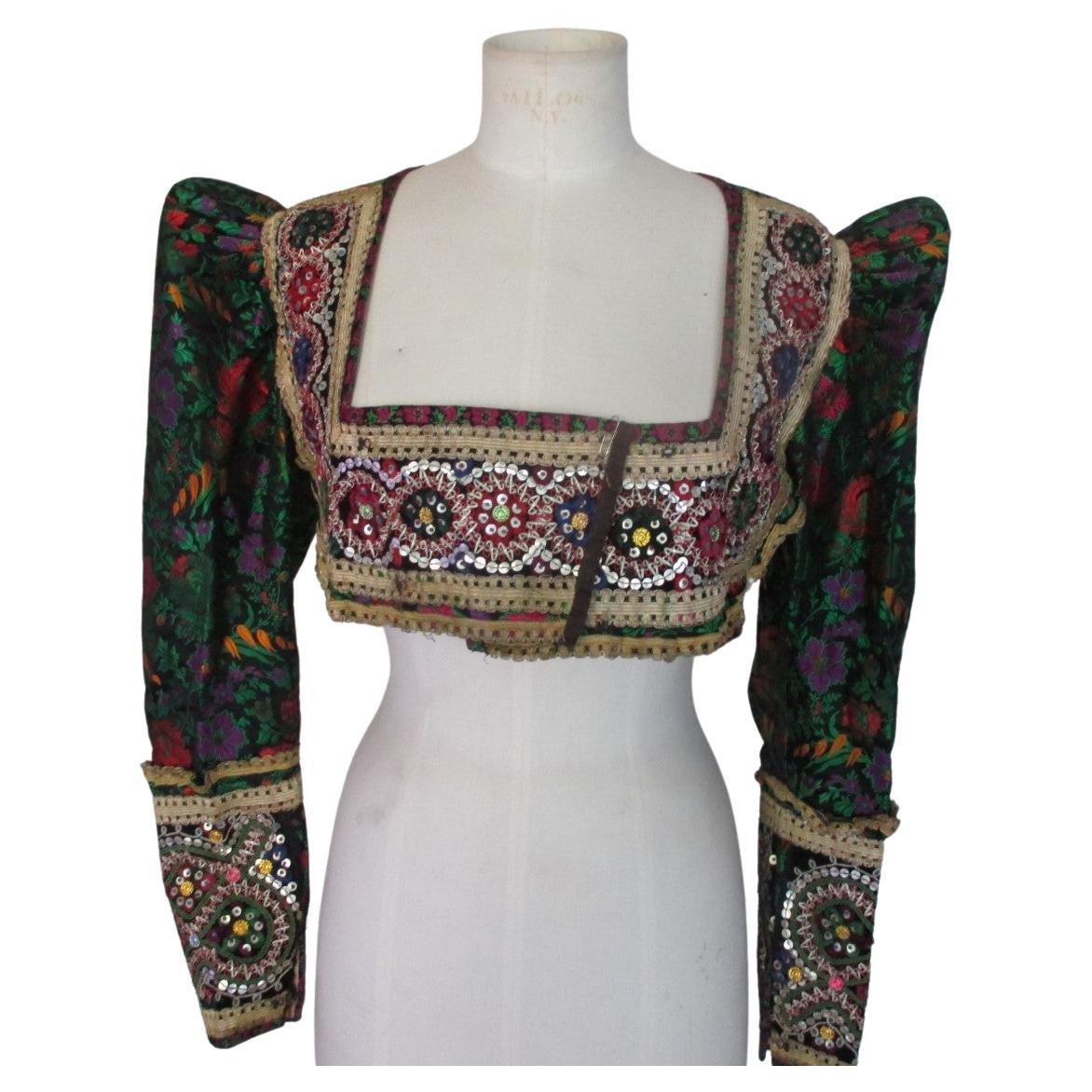 Antique Tradional Costume Jacket early 1900 For Sale