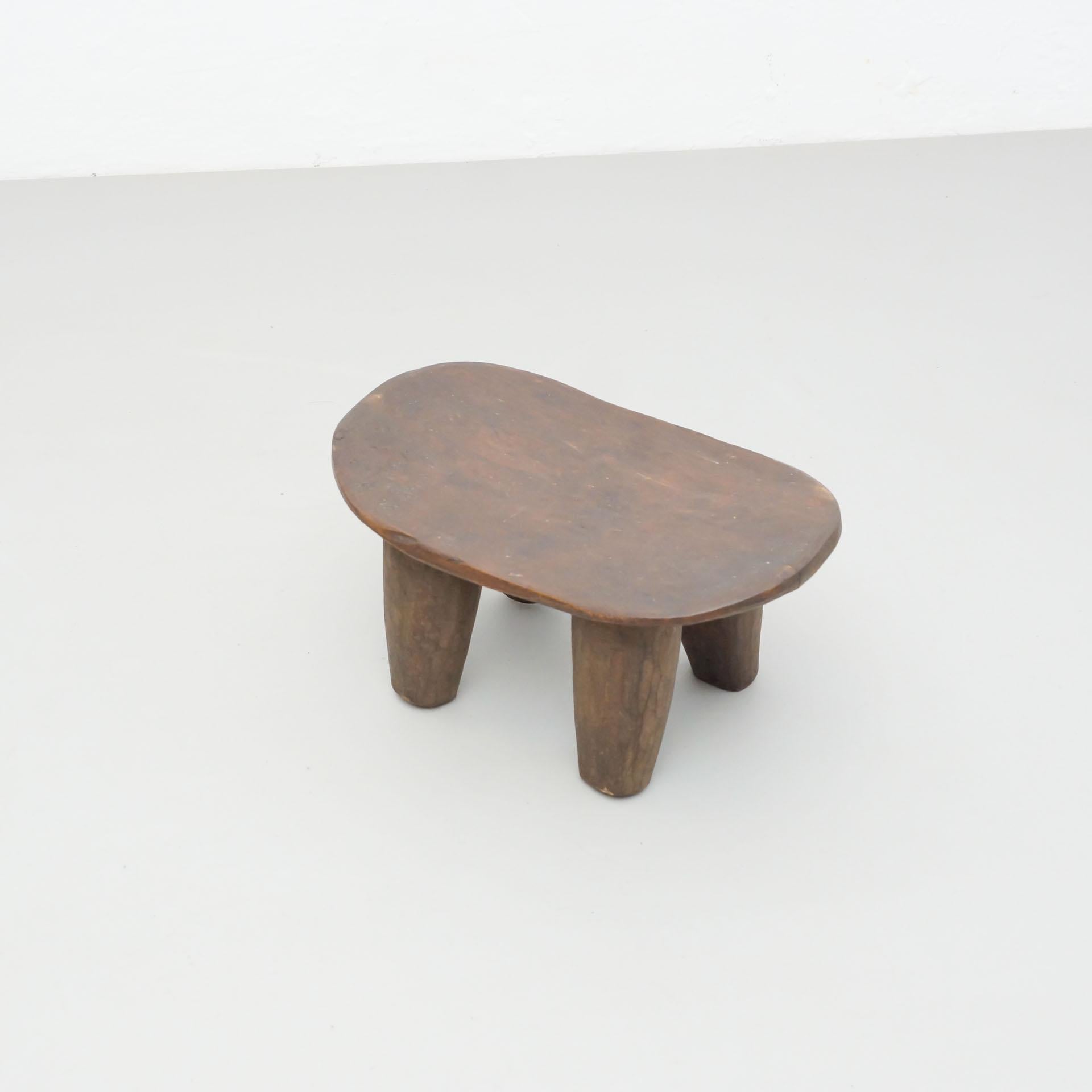 Mid-20th Century Antique Traditional African Wood Stool, circa 1930