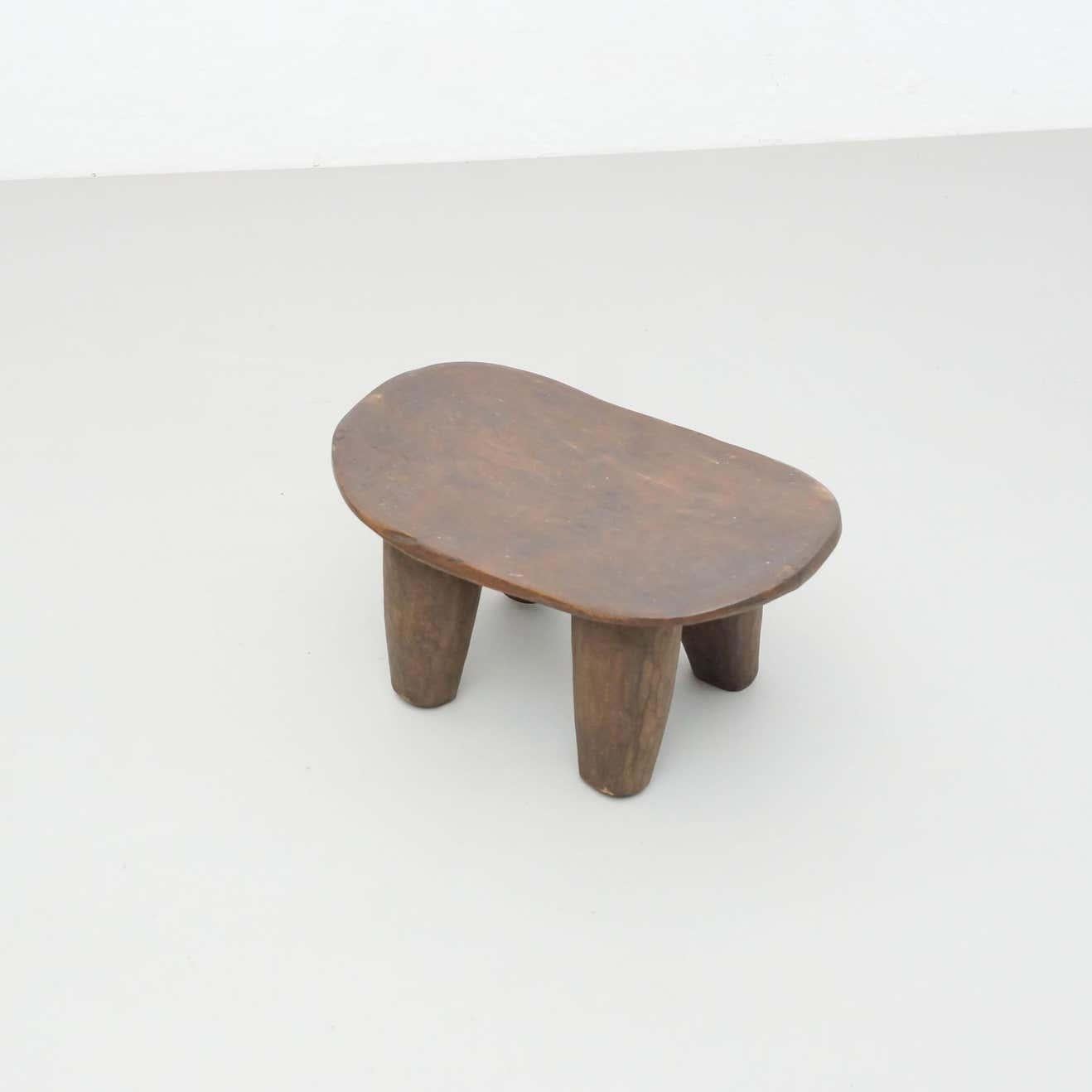 Antique Traditional African Wood Stool, circa 1930 For Sale 2