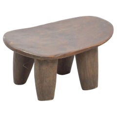 Antique Traditional African Wood Stool, circa 1930