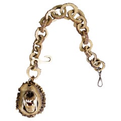 Antique Traditional Costume Chain Made from Antlers, 1990s
