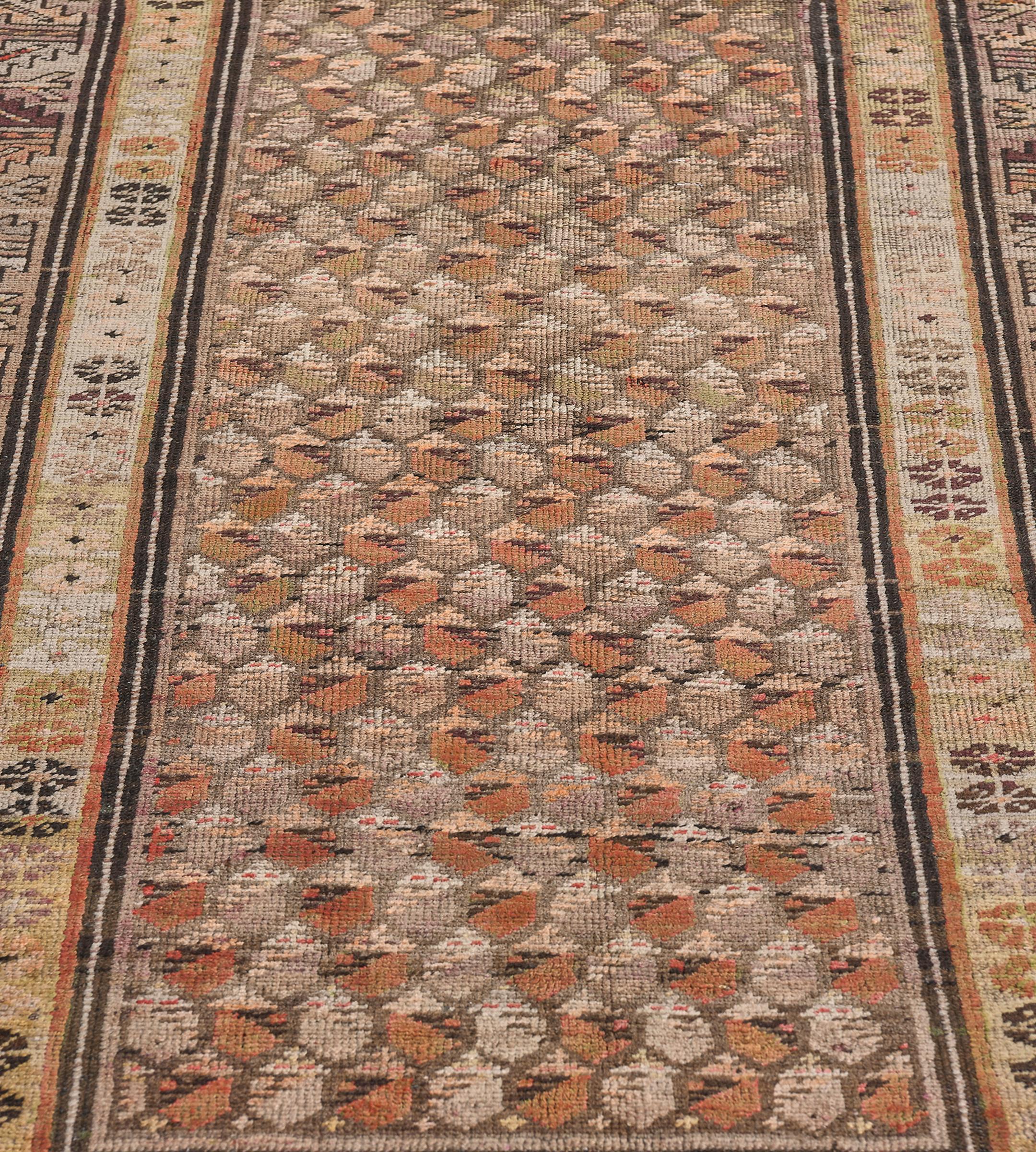 19th Century Antique Traditional Handwoven Karabagh Rug For Sale