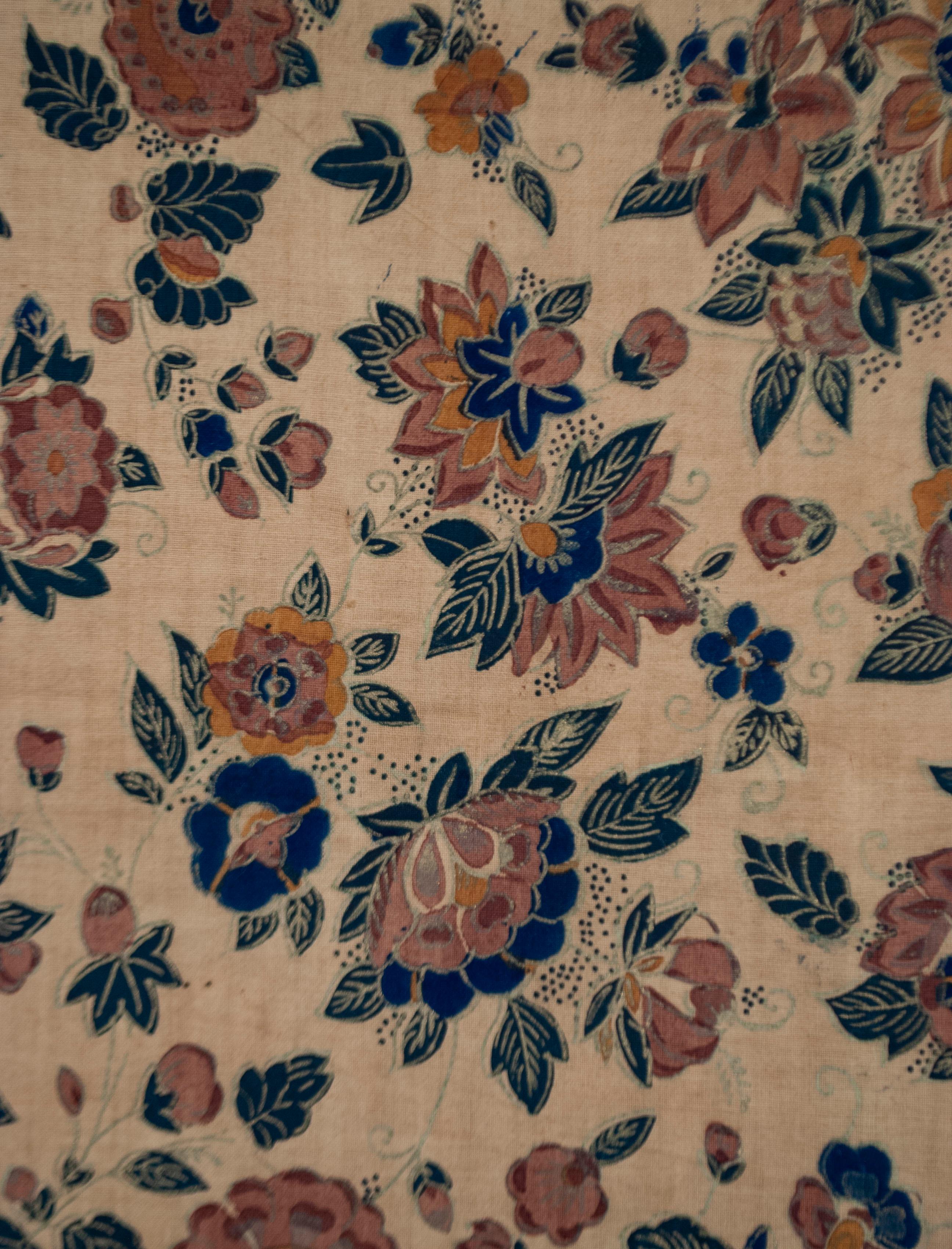 Batik tradicional japonés antiguo (Wasarasa) Japonés en venta