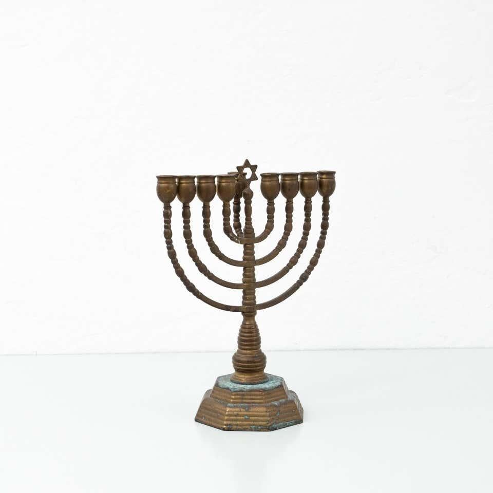 Antique Traditional Jewish Chandelier, circa 1940 For Sale 1