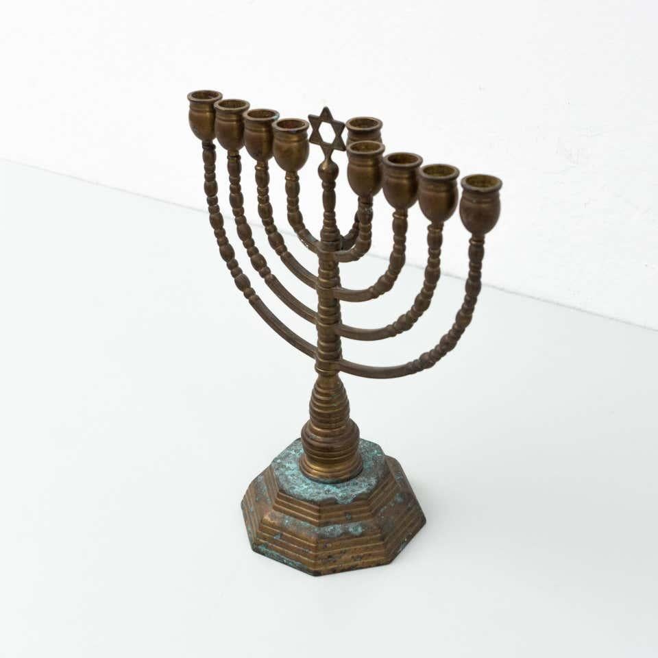 Antique Traditional Jewish Chandelier, circa 1940 For Sale 1