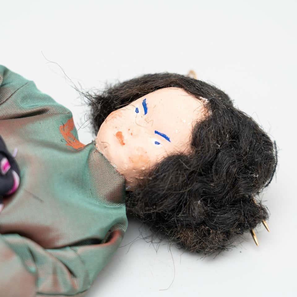 Muñeca de trapo tradicional antigua, circa 1920 en venta 6