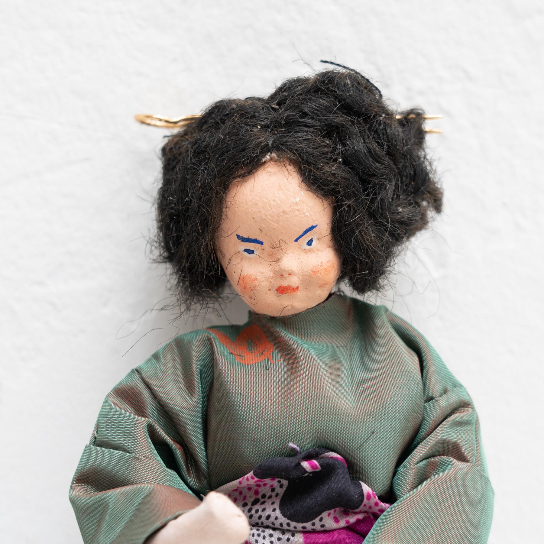 Early 20th Century Antique Traditional Rag Doll, circa 1920