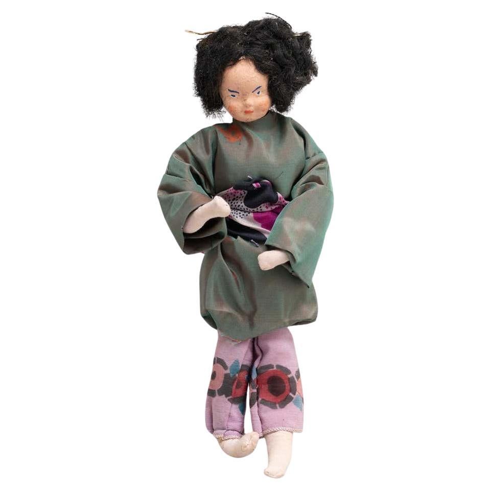 Antique Traditional Rag Doll, circa 1920 For Sale