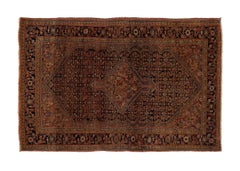 Antique Traditional Rug Medallion Center