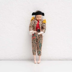 Antique Traditional Spanish Bullfighter 'Torero' Rag Doll, circa 1920