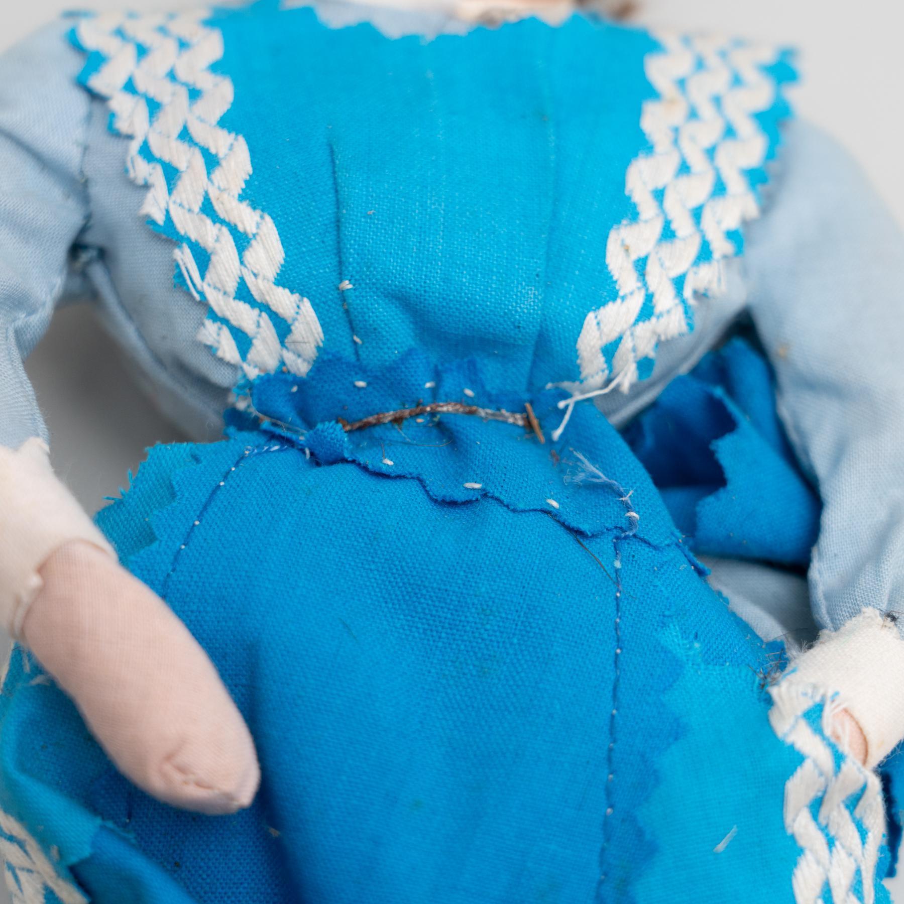 Antique Traditional Spanish Maid Rag Doll, circa 1920 For Sale 8
