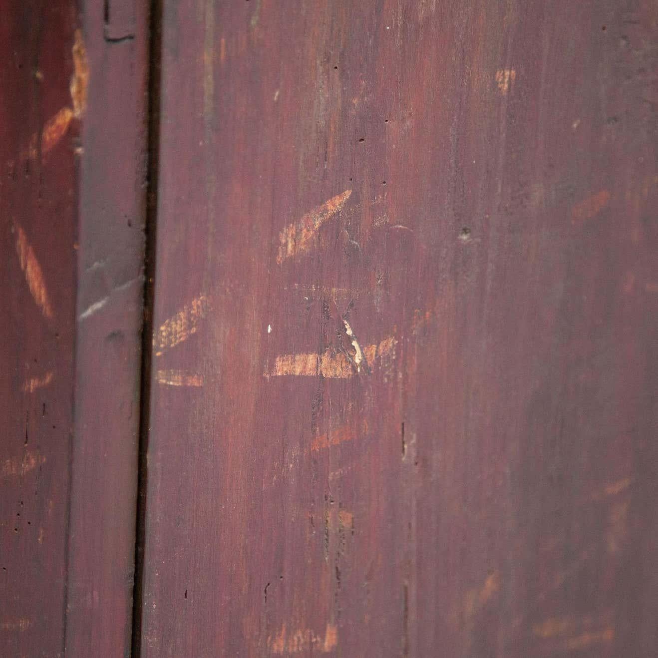 Antique Traditional Spanish Polychrome Wardrobe, circa 1930 For Sale 7