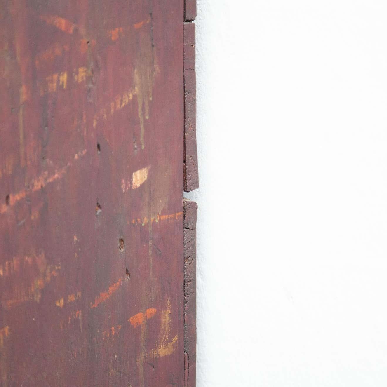 Antique Traditional Spanish Polychrome Wardrobe, circa 1930 For Sale 8