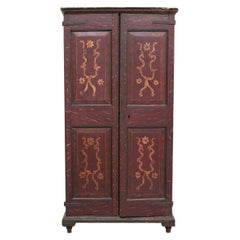 Antique Traditional Spanish Polychrome Wardrobe, circa 1930