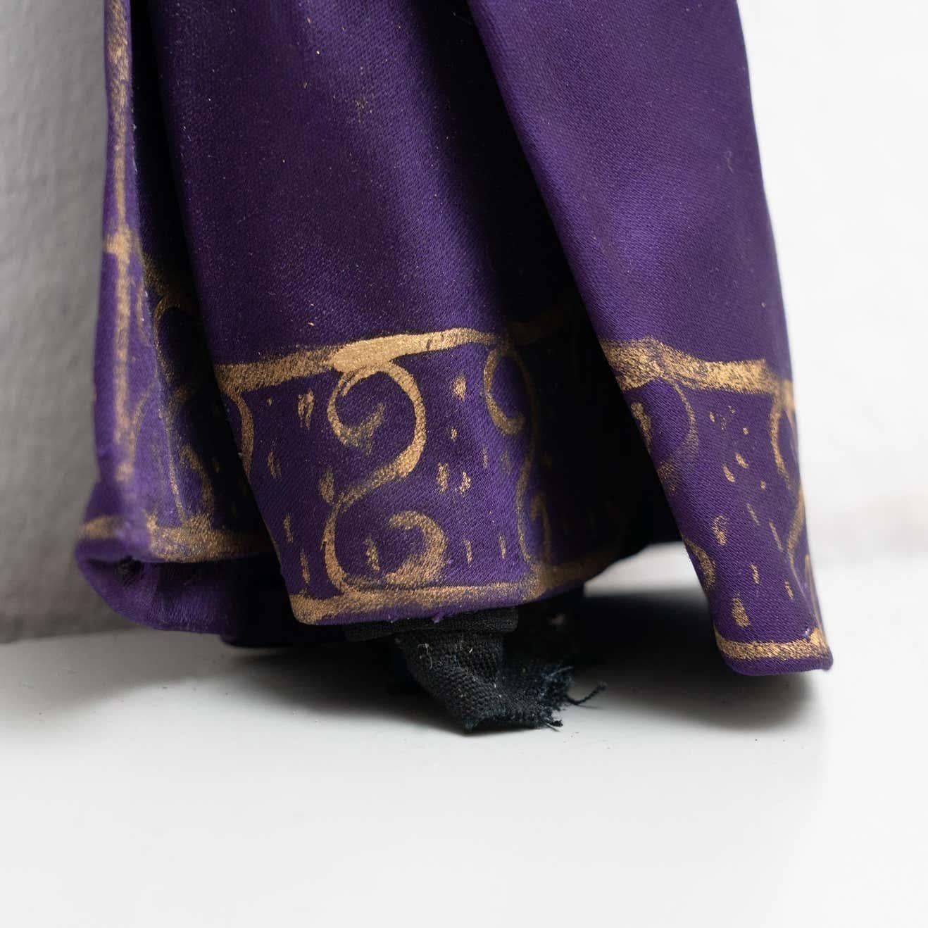 Early 20th Century Antique Traditional Spanish Rag Doll, circa 1920 For Sale