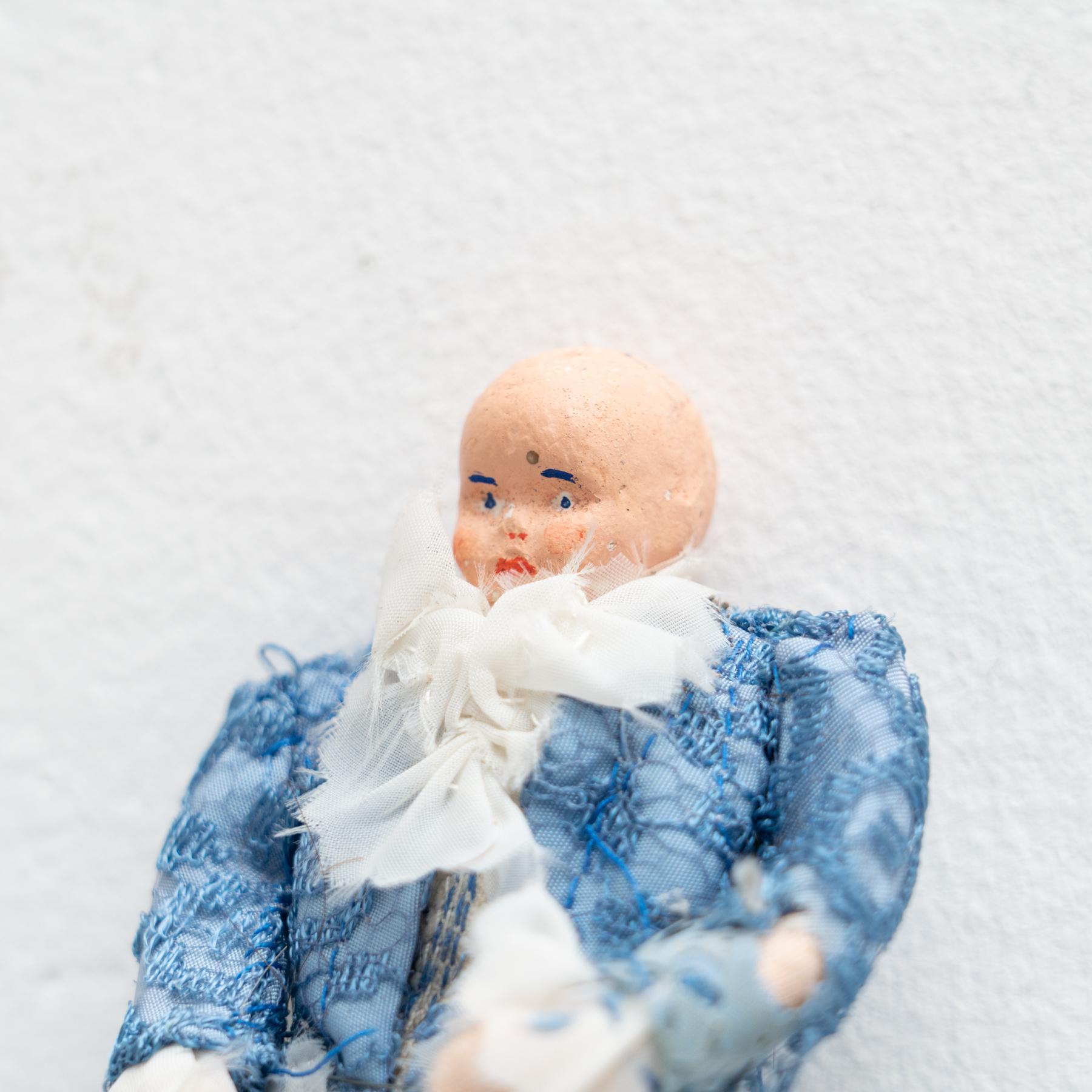 Early 20th Century Antique Traditional Spanish Rag Doll, circa 1920 For Sale