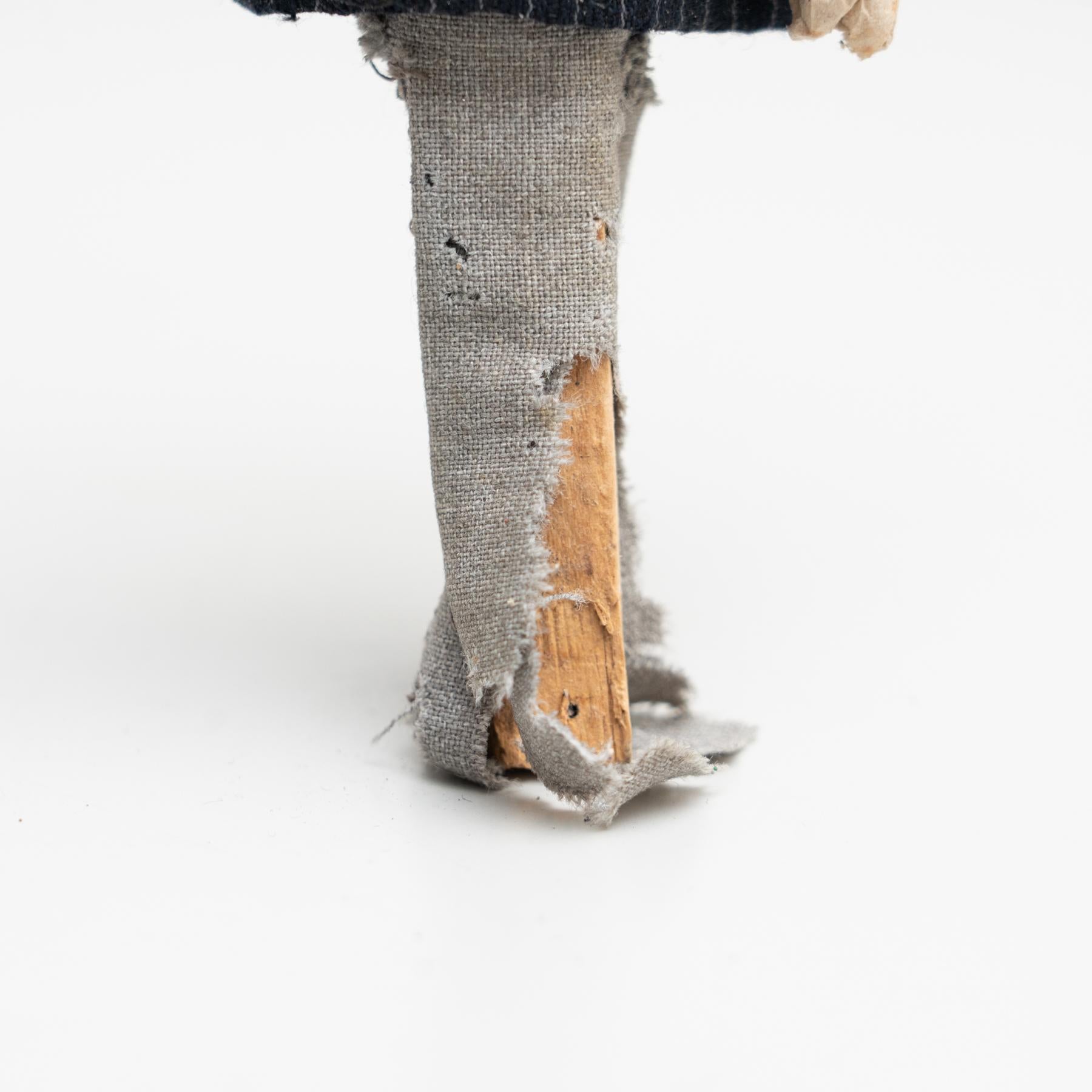 Early 20th Century Antique Traditional Spanish Rag Doll, circa 1920 For Sale