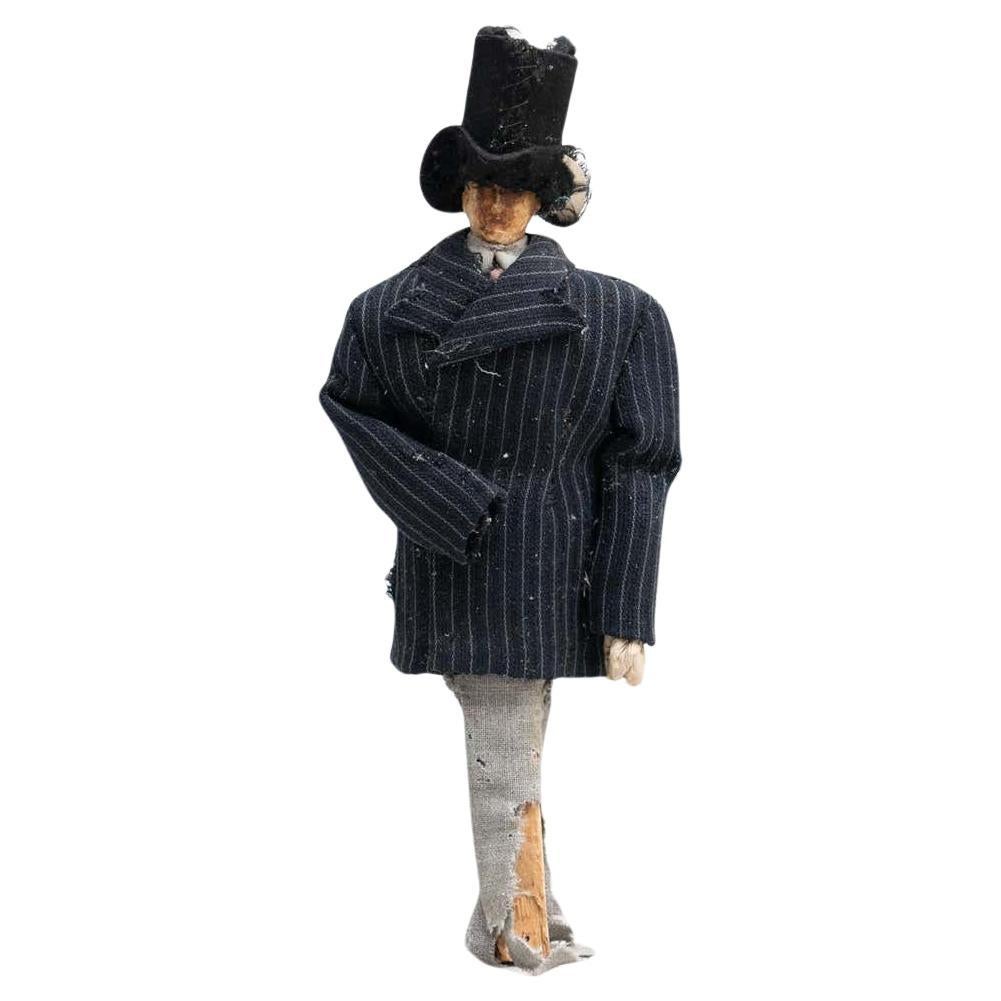 Antique Traditional Spanish Rag Doll, circa 1930