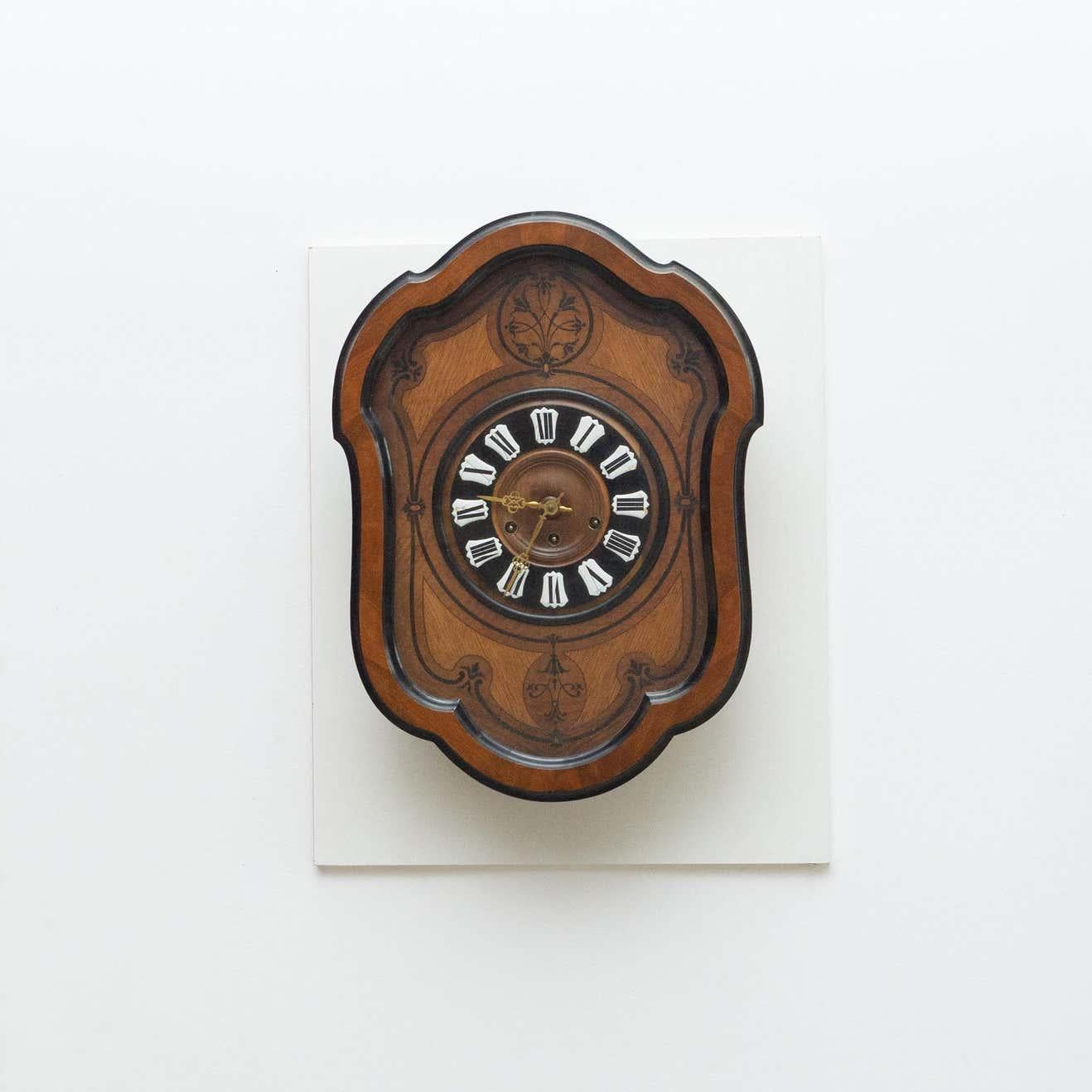 Antique Traditional Spanish Wall Clock, circa 1930 For Sale at 1stDibs
