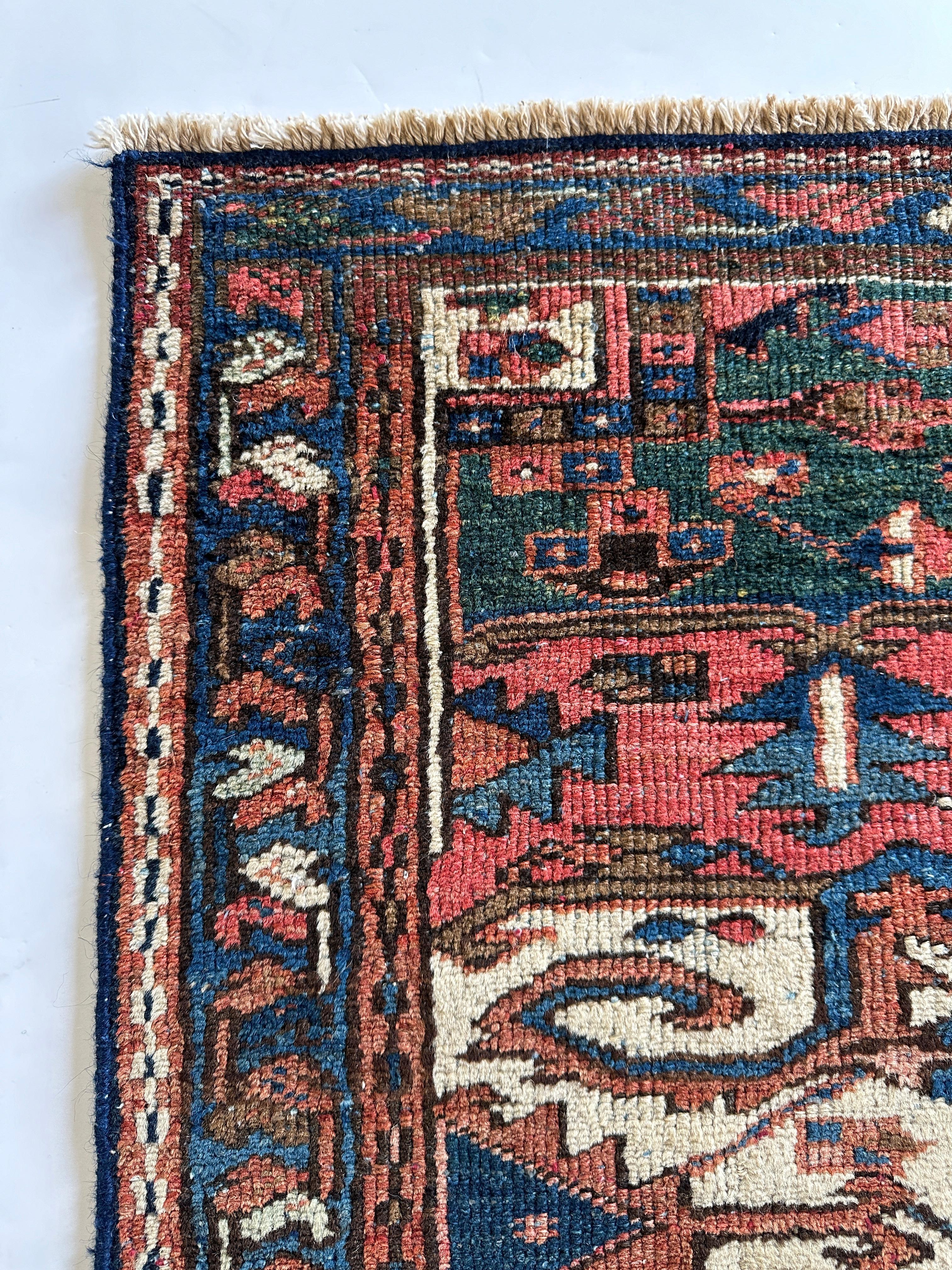 Hand-Knotted Antique Traditional Turkish Area Rug - 7' 10