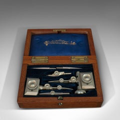 Antique Trammel Point Set, Draughtsman's Instruments, Stanley, Victorian