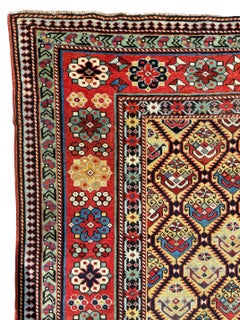 Antique Trans Caucasian Runner Rug, 19th C (3rd Q), Caucasus, 116x40