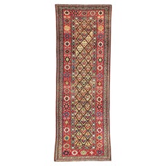 Antique Trans Caucasian Runner Rug, 19th C (3rd Q), Caucasus, 116x40