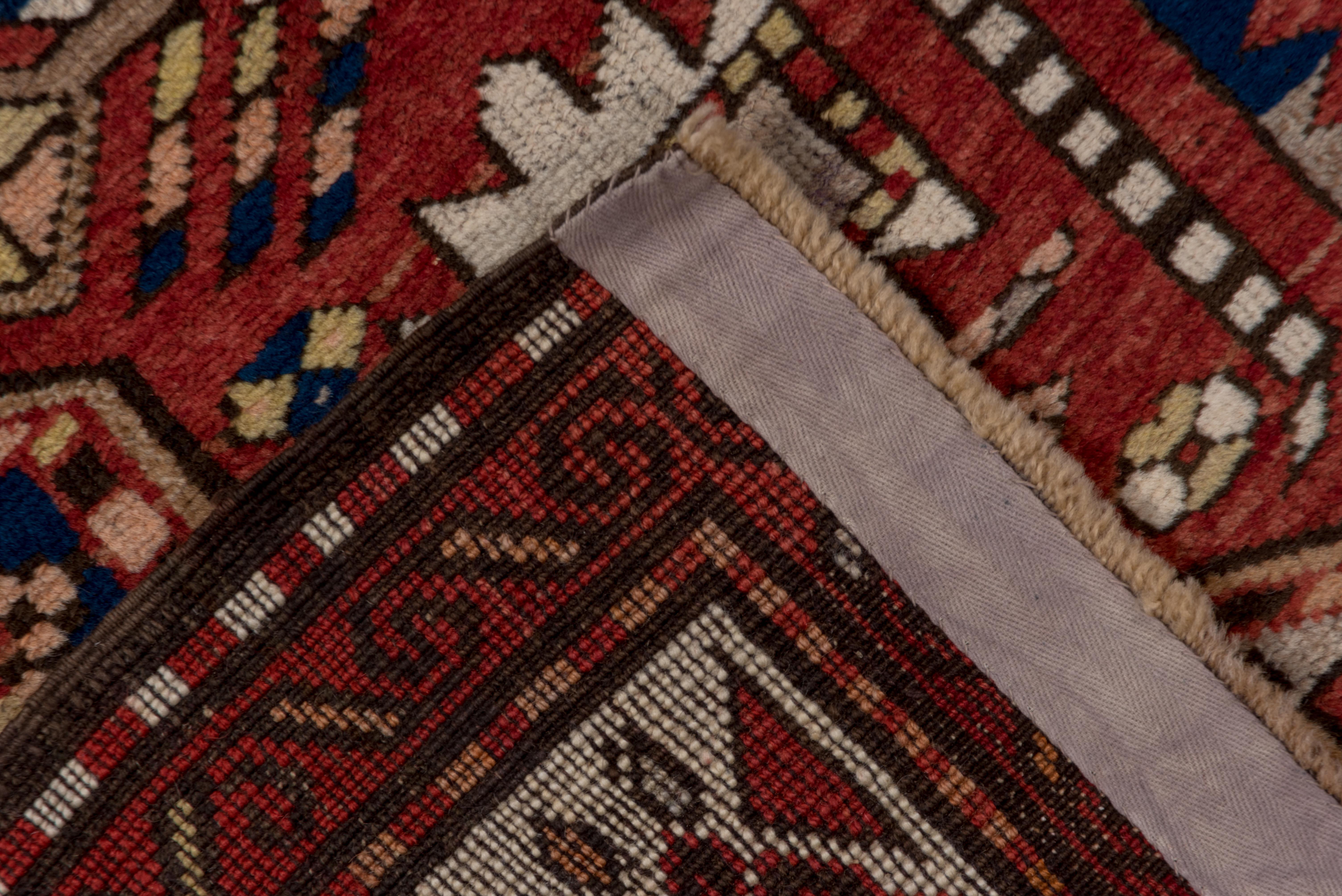 20th Century Antique Transcaucasian Rug Shield Medallion Pattern For Sale