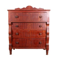 Antique Transitional Sheraton Grain Painted Four-Drawer Chest, circa 1830
