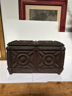 Antique Trap Art Keepsake Layered Box