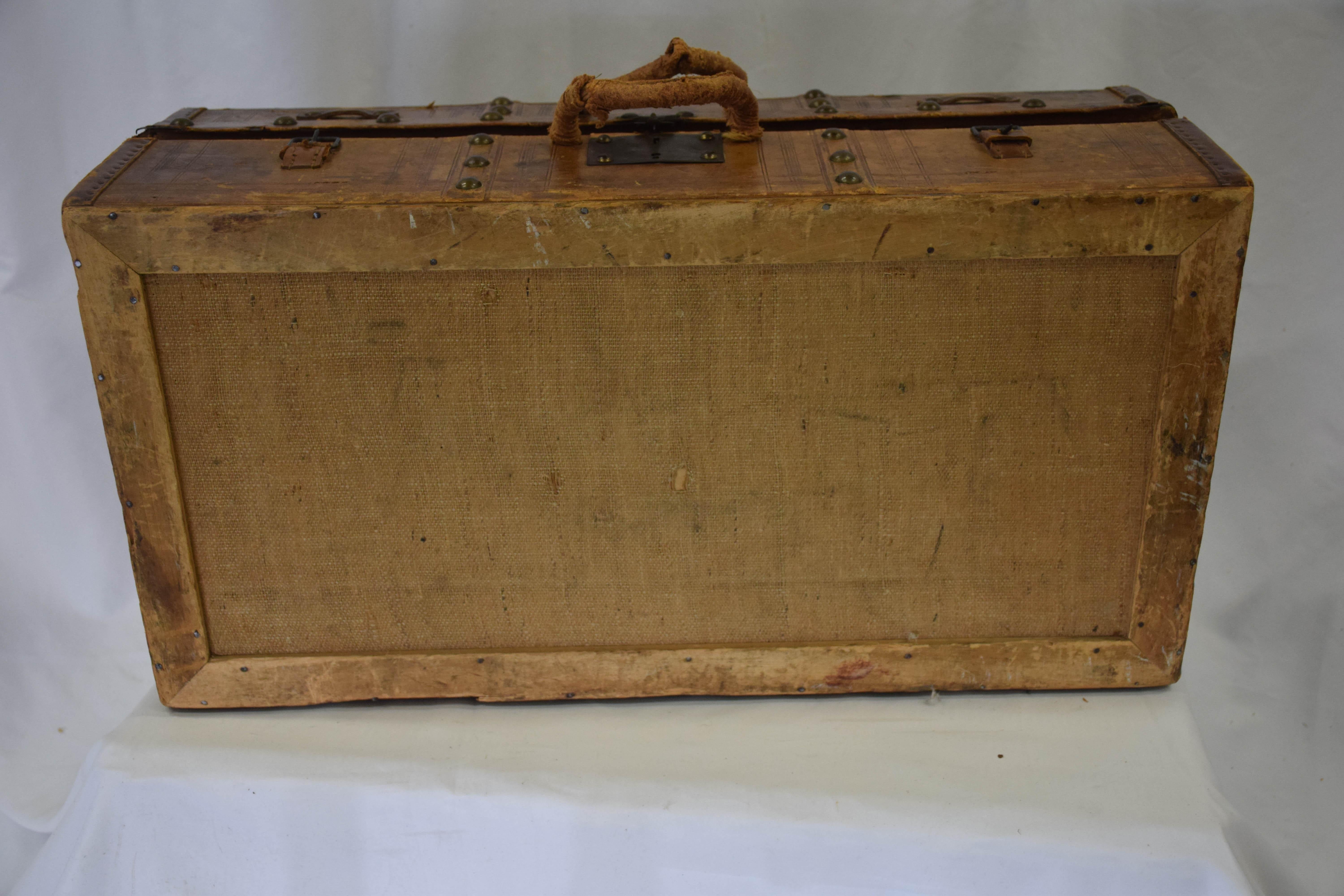 Antique Travel Dome Trunk 14