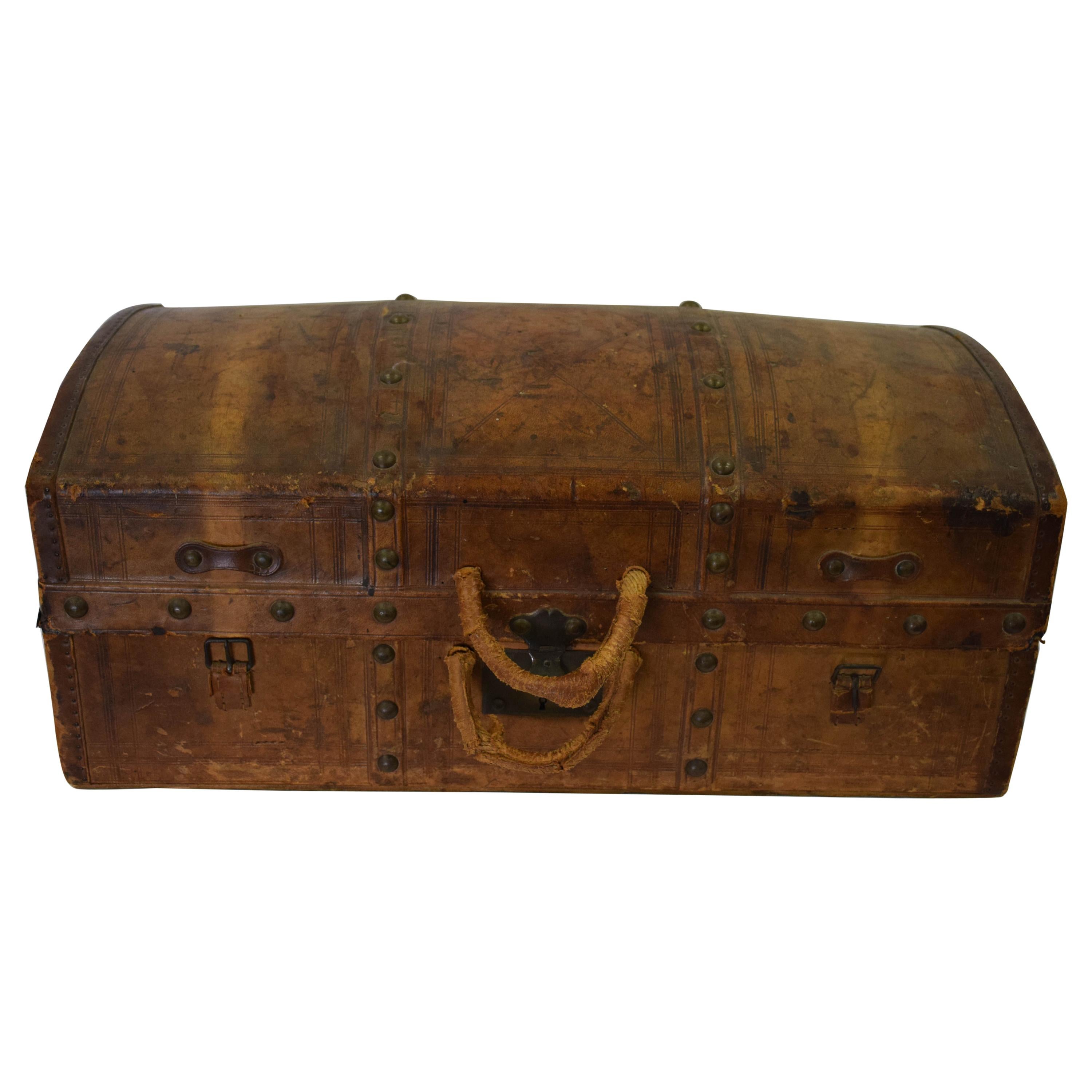 Antique Travel Dome Trunk
